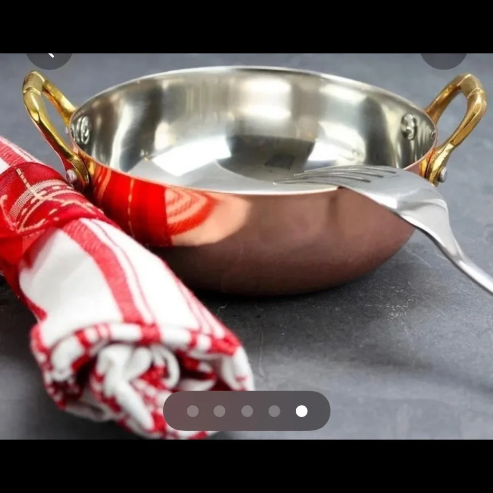 BN 1 pc of Rembrandt copper plated Mini balti dish
